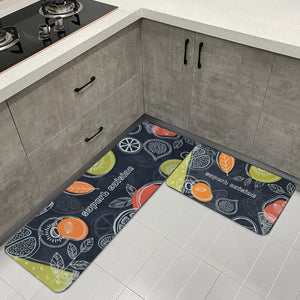 Combo X2 Tapete De (Cocina-Baño) Estampado