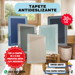 Tapete de baño rectangular ANTIDESLIZANTE-ABSORBENTE 2.0